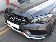 Load image into Gallery viewer, Mercedes C Class W205 AMG C43 Diamond Style Grille Black