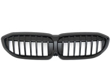 Cargar imagen en el visor de la galería, BMW 3 Series G20 G21 Kidney grill Grilles Gloss Black Single Bar Design 2019-2022