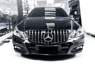 Mercedes E Class W212 S212 Sedan Wagon Panamericana GT GTS Grille Black and Chrome until March 2013
