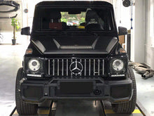Load image into Gallery viewer, Mercedes G Wagen W463 AMG Panamericana GT GTS Style bonnet grille Black and Chrome