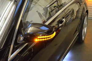 Mercedes CLS W219 New Arrow Style Mirror covers with LED's