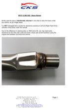 Load image into Gallery viewer, CLS500 CLS550 C218 Turbo downpipes for 500 550 V8 BiTurbo M278