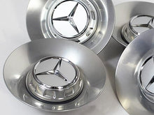 Load image into Gallery viewer, Mercedes Alloy Wheel Centre Caps in Silver ONLY FOR AMG FORGED ALLOY WHEELS