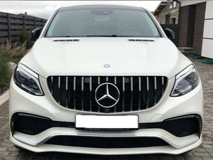 Mercedes GLE63 Panamericana GT GTS Grille Chrome and Black GLE63 SUV COUPE only from 2015