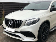 Mercedes GLE63 Panamericana GT GTS Grille Chrome and Black GLE63 SUV COUPE only from 2015