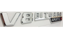 Carregar imagem no visualizador da galeria, V8 Biturbo 4Matic+ badge in Chrome Set