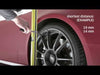 Mercedes Spurverbreiterungen 10mm Set Vorder- oder Hinterräder Schwarz lackiert